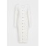 Glamorous Petite FRIDAY LONG SLEEVES BUTTON FRONT DRESS Sukienka z dżerseju cream GLB21C05Z