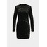 Gina Tricot INA SEQUINS DRESS Sukienka koktajlowa black GID21C05A
