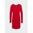 edc by Esprit DRESS Sukienka dzianinowa red ED121C0ST