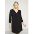 Vero Moda Curve VMALBERTA VNECK DRESS Sukienka z dżerseju black VEE21C04B