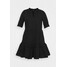 J.CREW PETITE KRISTY DRESS SOLID Sukienka letnia black JC521C00G