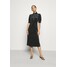 YASSELMA LONG DRESS Sukienka letnia black/silver Y0121C1B7