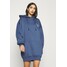 Missguided SJXMG OVERSIZED BALLOON SLEEVE HOODY DRESS Sukienka letnia blue M0Q21C1Q1