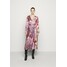 Diane von Furstenberg TILLY Długa sukienka marble ivory/ marble guaiava DF221C05K