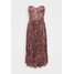 Elisabetta Franchi WOMEN'S DRESS WITH BELT Sukienka koktajlowa peonia EF121C06Z