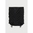 H&M Drapowana spódnica z siateczki 0877087001 Czarny