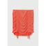 H&M Drapowana spódnica z siateczki 0877087001 Koraloworóżowy