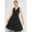 MICHAEL Michael Kors POPLIN MIDI DRESS Sukienka letnia black MK121C0FO