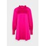 Glamorous MINI SWING DRESS WITH LONG SLEEVES AND CUT OUT Sukienka letnia pink sateen GL921C0NJ