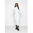 Missguided ROLL NECK MIDI DRESS Sukienka dzianinowa off white M0Q21C1GU
