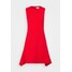 Victoria Victoria Beckham DRAWSTRING BACK FLOUNCE LIGHTWEIGHT STRETCH DRESS Sukienka letnia postbox red VIT21C01F