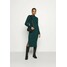 Monki LEMLA DRESS Sukienka dzianinowa solid dark green MOQ21C09H