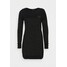 Elisabetta Franchi WOMAN'S DRESS Sukienka dzianinowa black EF121C074