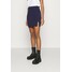 Even&Odd Basic mini skirt with slit Spódnica mini blue EV421B095