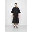 Monki ELIN DRESS Sukienka koszulowa black dark MOQ21C07O