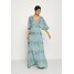 Maya Deluxe WRAP FRONT ALL OVER EMBELLISHED CAPE MAXI DRESS Suknia balowa blue M2Z21C06E