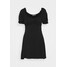 Missguided Petite MILKMAID SKATER DRESS Sukienka z dżerseju black M0V21C0G7