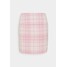 Missguided BRUSHED CHECK MINI SKIRT Spódnica mini pink M0Q21B0BN