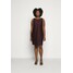 CAPSULE by Simply Be PONTE SHIFT DRESS Sukienka letnia black CAS21C01O