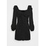 Missguided Petite POLKA DOT TIE FRONT DRESS Sukienka letnia black M0V21C0GO