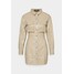 Missguided Petite BUTTON FRONT UTILITY DRESS Sukienka letnia stone M0V21C0ES