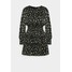 Missguided Petite FLORAL SHIRRED WAIST MINI DRESS Sukienka letnia black M0V21C0HC