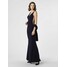 Luxuar Fashion Damska sukienka wieczorowa z etolą 469745-0001