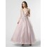 Luxuar Fashion Damska sukienka wieczorowa z etolą 469748-0001