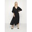 Monki CARRO KAFTAN Sukienka koszulowa black dark MOQ21E044