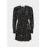 Iro MOKIE DRESS Sukienka letnia black/multicoloured IR221C02A