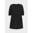 Missguided Petite TRAPEZE MINI DRESS WITH BALLOON SLEEVES Sukienka letnia black M0V21C0H4
