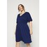 Vero Moda Curve VMRITA SMOCK DRESS Sukienka letnia blue depths VEE21C049