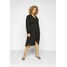 Selected Femme Curve SLFLAVA WRAP DRESS Sukienka letnia black SEW21C005