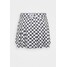 NEW girl ORDER CHECKERBOARD SKIRT Spódnica trapezowa black/white NEM21B008