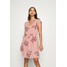 Vero Moda VMALLIE CAPSLEEVE DRESS Sukienka letnia pink VE121C25Z