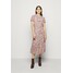 Lauren Ralph Lauren DRAPEY DRESS Długa sukienka pink multi L4221C12M