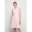 DKNY FIT AND FLARE Sukienka z dżerseju pink rose DK121C09N