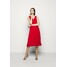 Lauren Ralph Lauren MID WEIGHT DRESS COMBO Sukienka letnia orient red L4221C11E