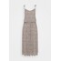 New Look CHESNEY PLEATED MIDI Długa sukienka brown pattern NL021C16K