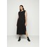 Vero Moda Curve VMEDEN CALF DRESS CURVE Sukienka z dżerseju black VEE21C046