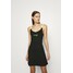 Calvin Klein Jeans MILANO STRAPPY DRESS Sukienka z dżerseju black C1821C07M