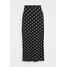 Even&Odd Tall Spódnica ołówkowa black/white EVI21B007