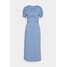 Liu Jo Jeans ABITO UNITA Sukienka z dżerseju bright blue wave L2521C04M