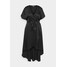 Missguided Plus WRAP MAXI DRESS Długa sukienka black M0U21C0A3