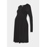 Anna Field MAMA Sukienka z dżerseju black EX429F037
