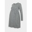 MAMALICIOUS MLCAILA DRESS Sukienka dzianinowa grey/melange M6429F0X7