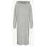 Noisy May LONGLINE SWEAT Sukienka letnia light grey melange NM321C0HX