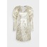 Bruuns Bazaar GOLDIE ART DRESS Sukienka letnia white/gold BR321C04Y