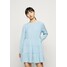 Missguided Petite TIERED SMOCK DRESS Sukienka letnia powder blue M0V21C0CM