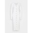 Glamorous Tall LONG SLEEVES BUTTON FRONT DRESS Sukienka dzianinowa cream GLC21C02O